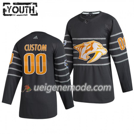Kinder Nashville Predators Trikot Custom Grau Adidas 2020 NHL All-Star Authentic